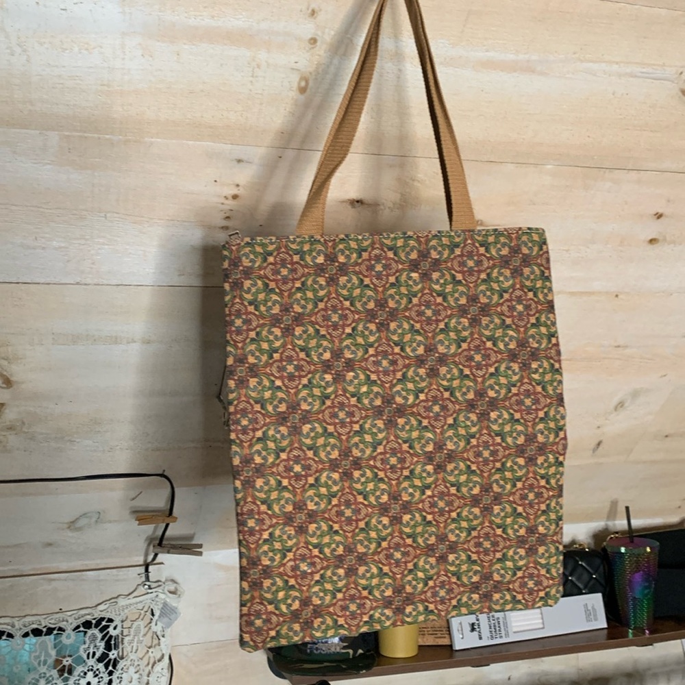 NWT- Talent Portugal- Cork Tote- Nylon Lined Purse